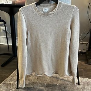 J. Crew scallop sweater